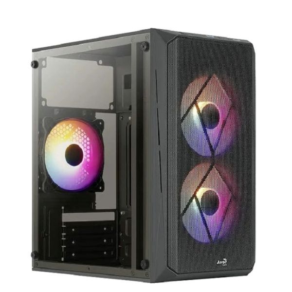 Корпус AeroCool CS-107-A-BK-v2 Mini-Tower черный