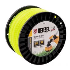 Леска для садовых триммеров Denzel 96297 FLEX CORD (2 мм, 357 м, витой квадрат)