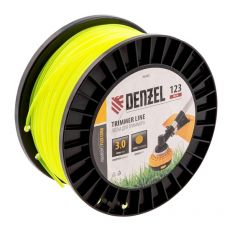 Леска для садовых триммеров Denzel FLEX CORD 96282 (3 мм, 123 м, круг)