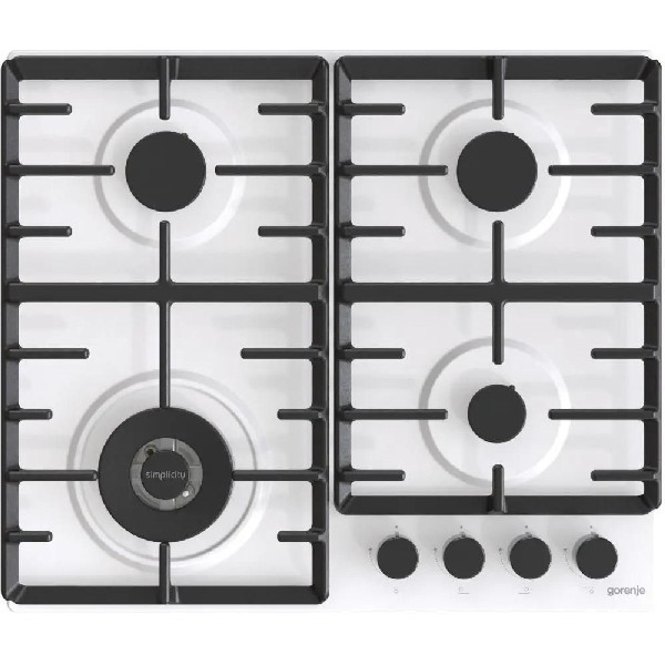 Варочная поверхность Gorenje GW642SYW газовая белый